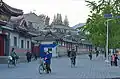 Bicycles with visible North Korean registration plates in Kaesong, 2015
