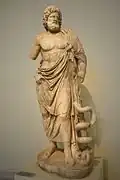 Statue of Asklepius. Roman copy (c. 160 AD), from a 4th-century BC Greek original