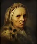 Balthasar Denner, "Portrait of an Old Woman", 1725