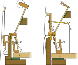 Upright actions, 1842 patent