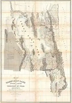 1852 Stansbury Map