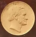 Medal for Gauss (1856, front)