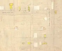 1919 fire insurance map of Safford