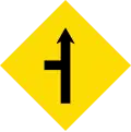 Cross road to the left