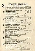 1944 VRC Standish Handicap starters and results