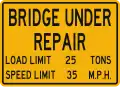 Bridge under repair limit