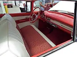 1956 Ford Fairlane Victoria coupe interior