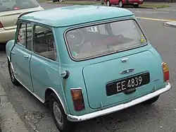 Morris Mini 1000 with larger windows and rear lights