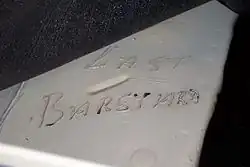 "Last Barstard" (sic) written in the body sealer under the boot floor carpet on the last Australian Valiant built by an assembly line worker