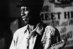 U.P. Wilson at the Hi Hat Lounge in Fort Worth, Texas. April, 1993.