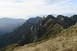 View from the Bove Path towards Bivouac Bocchette di Campo