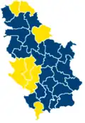 First round results by district