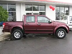 2009 Great Wall V240 (Wingle 3) side view (Australia)