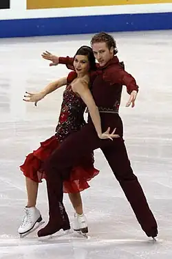 Nathalie Péchalat and Fabian Bourzat at the 2009 World Championships