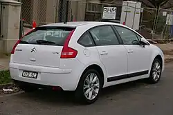 Facelift Citroën C4 Hatchback (Australia)