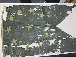 Pennant of Admiral Franklin Buchanan, CSS Tennessee, at Battle of Mobile Bay, August 5, 1864