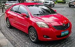 Facelifted Philippine market Toyota Vios G SE Limited (NCP93L)
