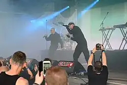 Photo of Front 242 playing live at Amphi festival 2014