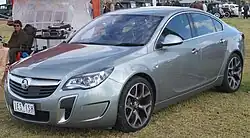 Holden Insignia VXR sedan (Australia; facelift)