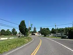 View entering Elk Garden from the south via West Virginia Route 42