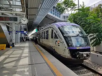 OSE class 460 train to Ano Liosia, 2018
