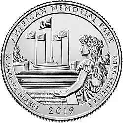 American Memorial Park quarter
