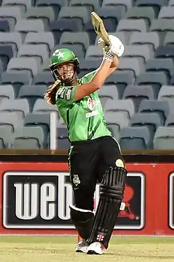 Flintoff batting for Melbourne Stars in October 2022