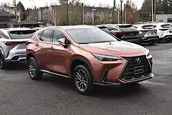 Lexus NX350 in Copper Crest paint (TAZA25, USA)