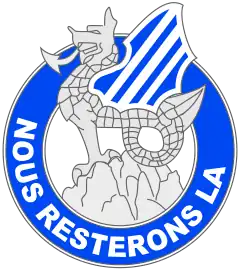 US Army 3rd Infantry Division has a wyvern on its emblem. The insignia is worn as a unit badge by members of the division's command.