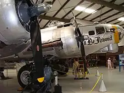 Boeing B-17G 44-85828, wearing the livery of 42-31892 "I'll Be Around"