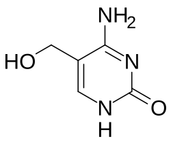 Skeletal formula of 5-hydroxymethylcytosine