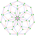 7{4}2, or , with 49 vertices, and 14 (heptagonal)7-edges