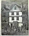 8 King Street Bristol, published in 1832 in a printed broadside entitled 'The Bribery Box', now in the collections of the Bristol Central Library