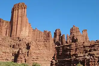 View from the northwest, Kingfisher to left