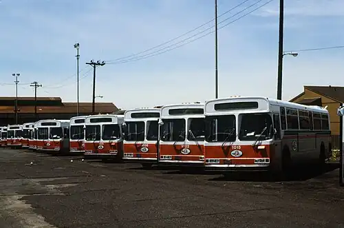 Flyer D901 fleet in "clownface" livery