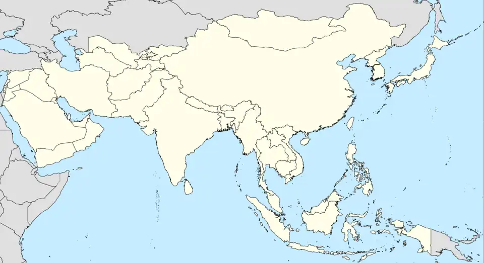 2001–02 Asian Cup Winners' Cup is located in AFC pre 2006