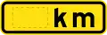 (W8-V6) Kilometre plate (used in Victoria)