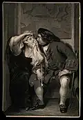 Uncle Toby and the Widow, a scene from Laurence Sterne's Tristram Shandy, after C. R. Leslie