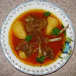 Sindhi Gosht Batalu (meat curry)