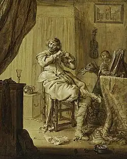 A Cavalier at His Dressing Table (1631)