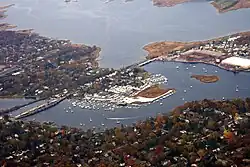 Aerial view of Barrington in 2008