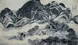 After Rain at Mt. Inwang, Cheong Seon (1676–1759), Korean