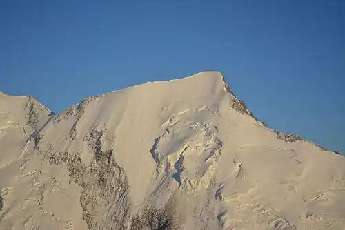 Glacier on NW face of Aiguille de Bionnassay