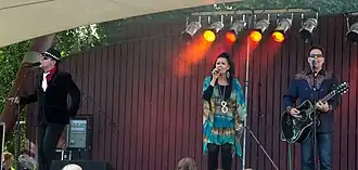 Aikakone performing in 2012