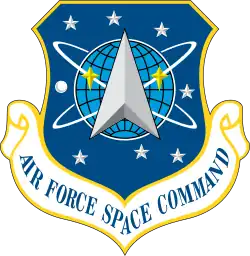 Shield of U.S. Air Force Space Command (1982–2019)