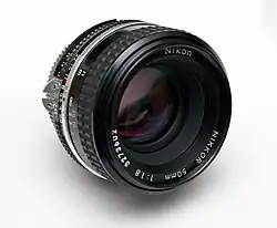 AI-S Nikkor 50 mm f/1.8 (AI/AI-S type, late 1970s to mid-1980s)