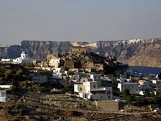 View of Akrotiri from the south