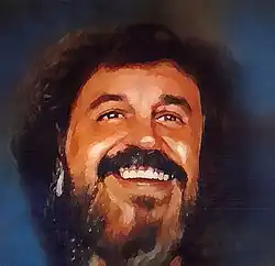 Oil portrait of Alí Primera