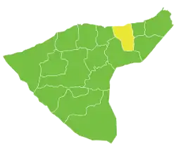 Al-Qahtaniyah Subdistrict in Syria