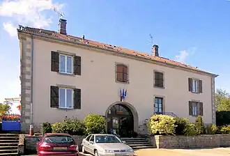 The town hall in Alaincourt